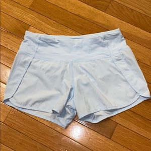 Lululemon Baby Blue Speed Up Short